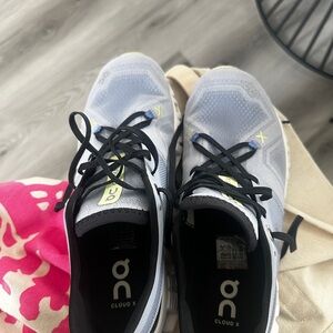 On Cloud X Running Shoes - Gray and Yellow
